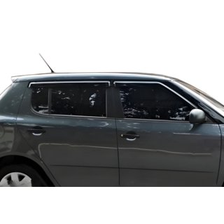 Window Deflectors HB (4 pcs, HIC) Skoda Fabia 2007-2014 photo 1