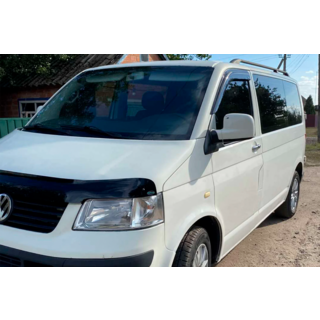 Window Deflectors (2 pcs, HIC) Volkswagen T5 Caravelle 2004-2010 photo 1