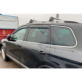 Window Deflectors (4 pcs, HIC) Volkswagen Touareg 2010-2018 photo 2