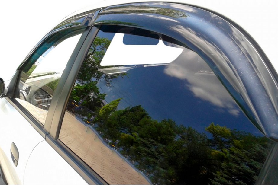 Chevrolet Lanos 1998–2017 Window Deflectors (4 pcs, HIC) Photo 11