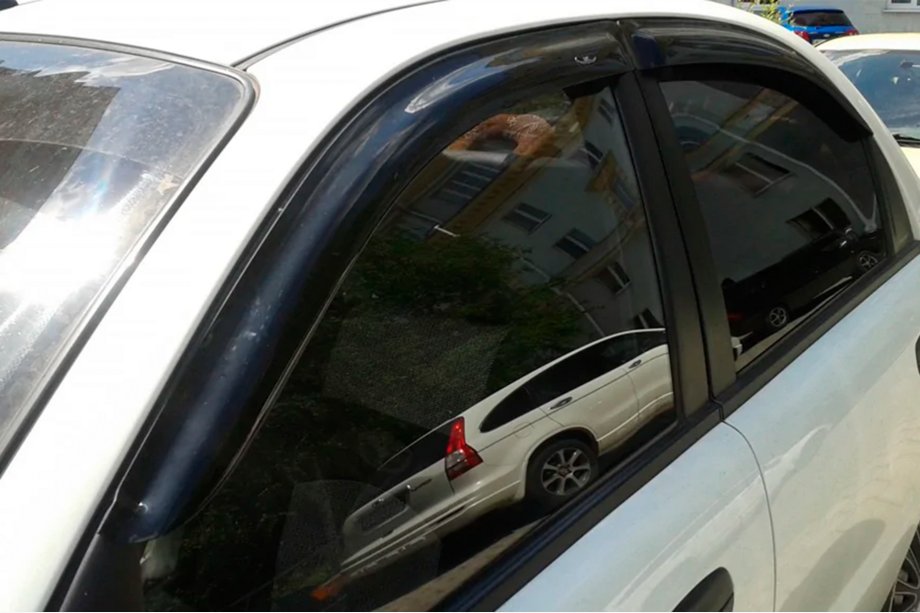 Chevrolet Lanos 1998–2017 Window Deflectors (4 pcs, HIC) Photo 10