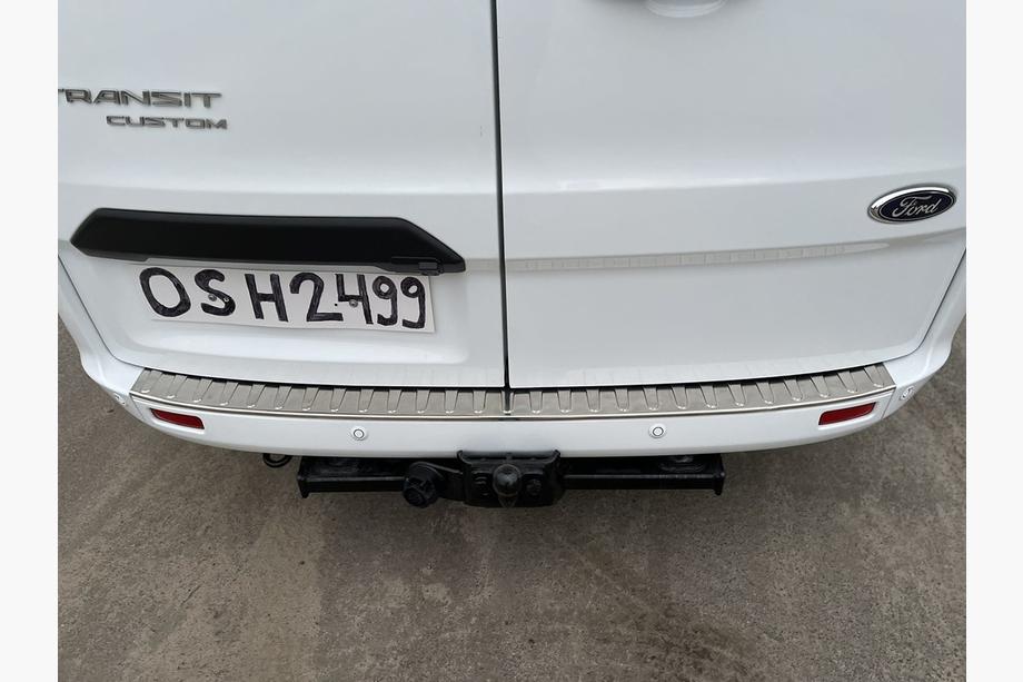 Ford Custom 2013-2022 Rear Bumper Protector Carmos Stainless Steel Photo 1