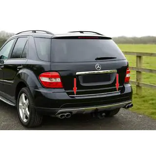 Trunk trim stainless steel photo 1