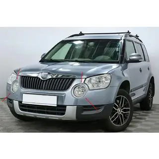 Chrome Fog Light Covers (2009-2013, 2 pcs, Stainless Steel)