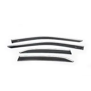 Window Deflectors with Chrome Trim SD (4 pcs, HIC) photo 2