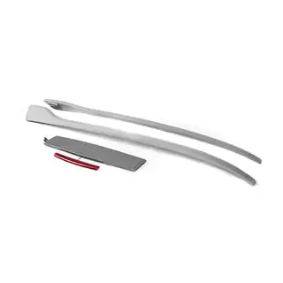 Roof rails with spoiler HRV-type (primed for painting) Fiat Doblo I 2001-2005 photo 3