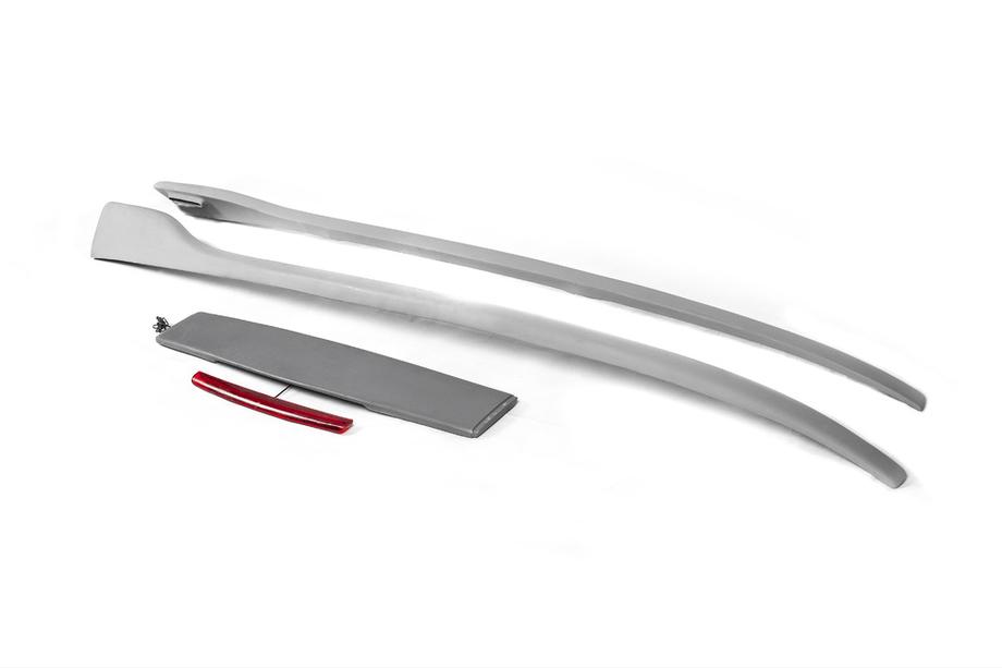 Fiat Doblo I 2005-2010 Roof rails with spoiler HRV-type (primed for painting) Image