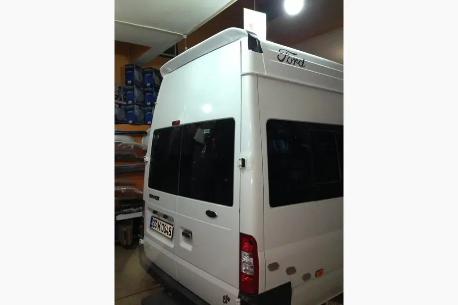 Ford Transit 2000–2014 Anatomic High Roof Spoiler (primed for painting) Image