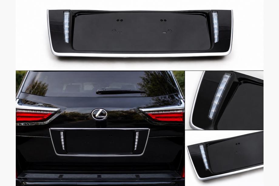 Lexus LX570/450d 2008-2022 Rear LED License Plate Holder (2007-2023) Image