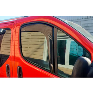 In-channel window deflectors (2 pcs, HIC) Nissan Interstar 2002-2010 photo 1