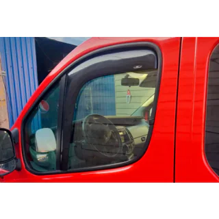 In-channel window deflectors (2 pcs, HIC) Nissan Interstar 2002-2010 photo 2