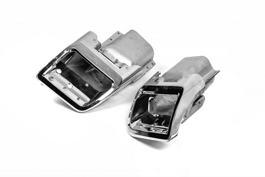 Range Rover III L322 2002-2012 Exhaust Tips Autobiography (2 pcs, Stainless Steel) Image