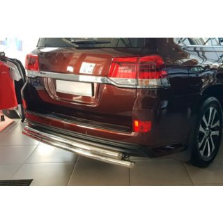 Rear Guard AK002-double (2 pcs, stainless steel) Toyota Land Cruiser 200 2007-2021 photo 3