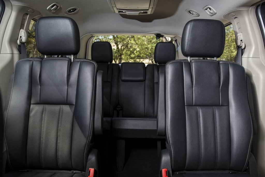 The seven-passenger minivan Dodge Grand Caravan is the fifth generation