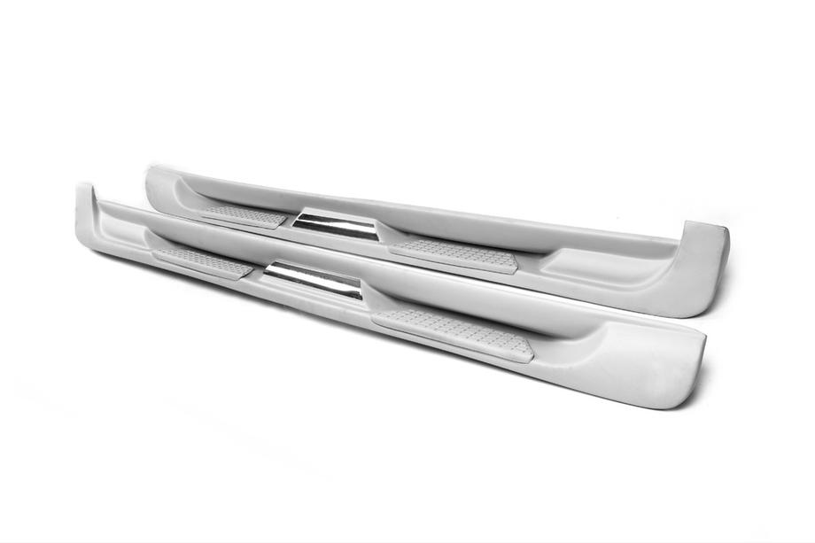 Volkswagen Caddy 2004-2010 Side Steps Sorento Type (for Painting) Image