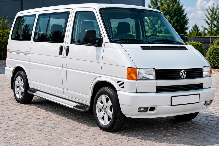 Volkswagen T4 Caravelle/Multivan 1990–2003 Side Steps Rainbow (2 pcs, Aluminum) Photo 1