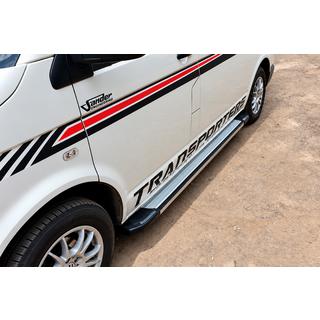 Side Steps Rainbow (2 pcs, Aluminum) Volkswagen T5 2010-2015 photo 1