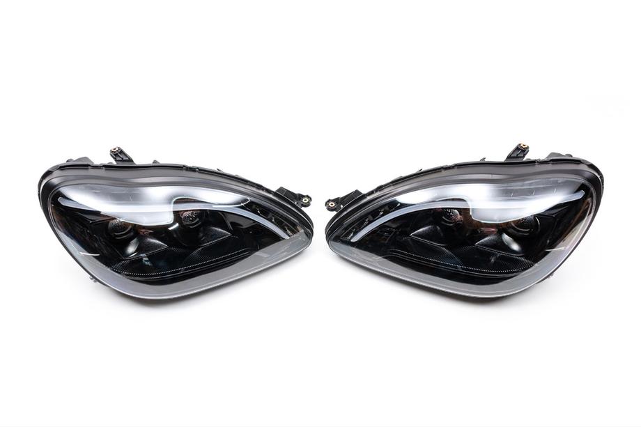 Mercedes S-class W220 1998-2005 Front headlights with LED daytime running lights (2 pcs) Photo 4