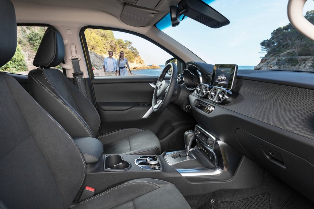 Overview of a pickup truck Mercedes-Benz X-Class
