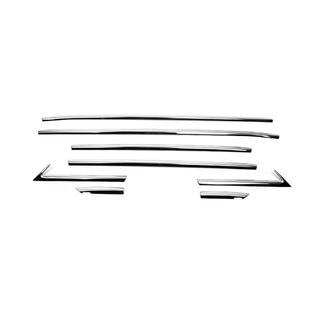 Lower window trims stainless steel (8 pcs) Opel Crossland X 2017-2024 photo 2