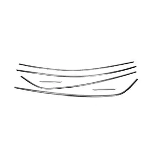 Upper window trim stainless steel 6pcs Sedan photo 2