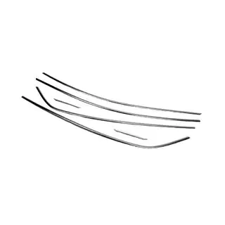 Upper window trim stainless steel 6pcs Sedan photo 3