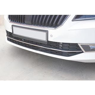 Front Bumper Covers OmsaLine (3 pcs, Stainless Steel)
