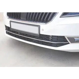 Front Bumper Covers OmsaLine (3 pcs, Stainless Steel)