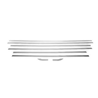 Lower Window Moldings Medium Wheelbase (8 pcs, Stainless Steel) Volkswagen Crafter 2016- photo 2