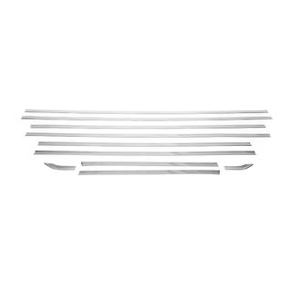 Lower window trims long wheelbase (10 pcs, stainless steel) Volkswagen Crafter 2016- photo 2