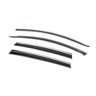 Window Deflectors with Chrome Trim Niken (HB, 4 pcs) photo 1