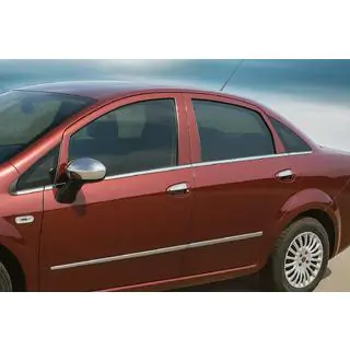 Exterior window trim stainless steel (8 pcs) Fiat Linea 2006-2018 photo 1
