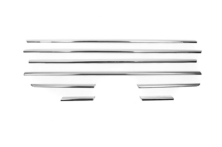 Fiat Linea 2006-2018 Exterior window trim stainless steel (8 pcs) OmsaLine - Italian Stainless Steel Photo 2
