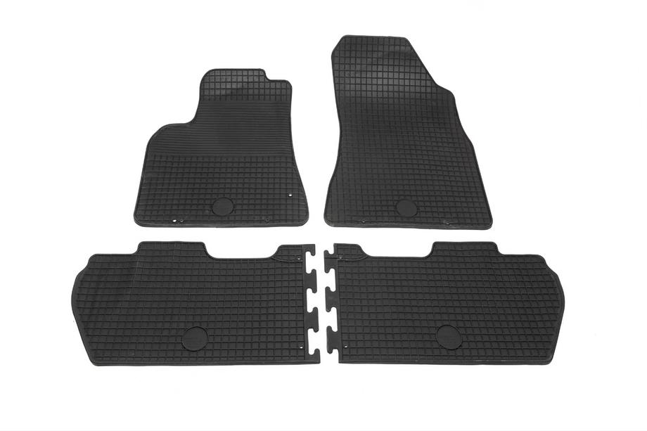 Peugeot Partner Tepee 2008-2018 Rubber Floor Mats (4 pcs, Doma) Photo 1
