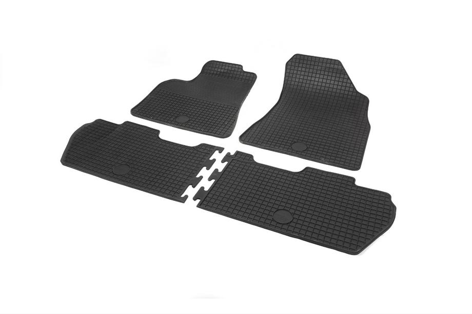 Peugeot Partner Tepee 2008-2018 Rubber Floor Mats (4 pcs, Doma) Photo 2