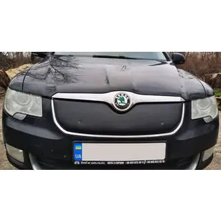 Winter grille cover (Upper, 2008-2013) Skoda Superb 2009-2015 photo 1