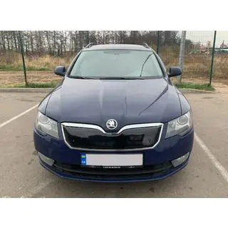 Winter grille cover (Upper, 2013-2015) Skoda Superb 2009-2015 photo 1