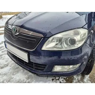 Winter grille cover (2010+, upper) Skoda Roomster 2006-2015 photo 2