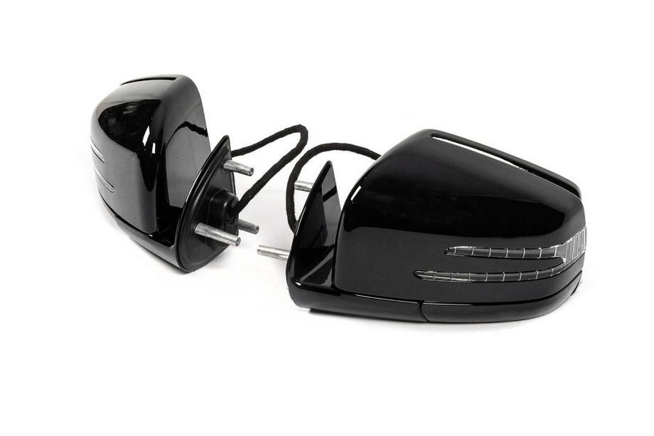 Mercedes ML W164 2005-2011 Facelift Mirrors (2 pcs, black) Photo 2