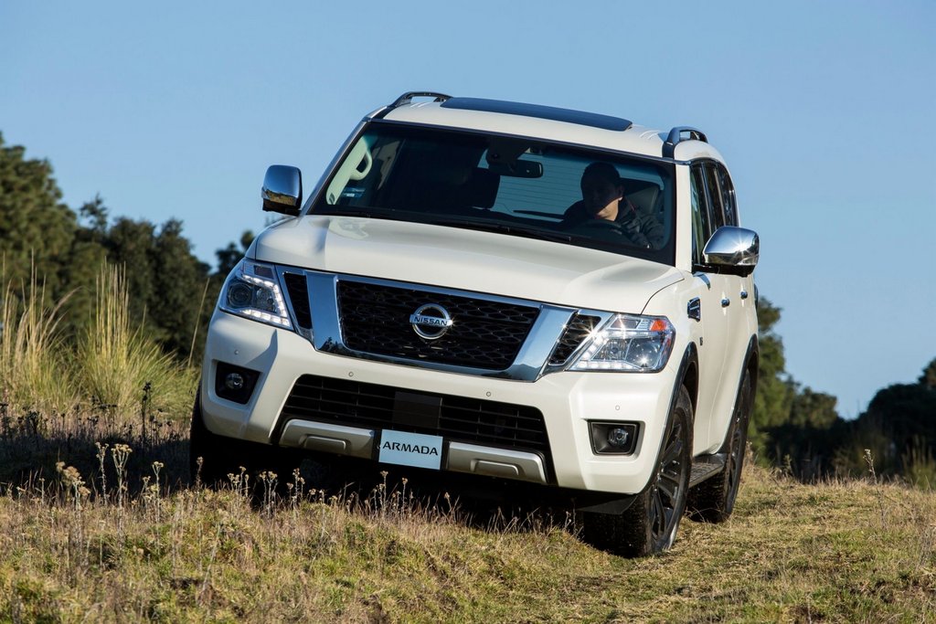 Overview of frame Nissan Armada SUV second generation