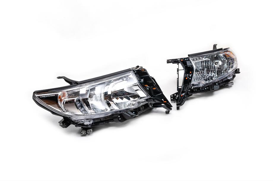 Toyota Land Cruiser Prado 150 2009-2023 Front Headlights Reflector (2017+, 2 pcs) Photo 4