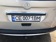 Mercedes Citan 2013-2021 Chrome trim above license plate (stainless steel) photo 2