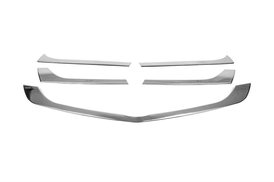 Mercedes Citan 2013-2021 Chrome Grille Covers (5 pcs, Stainless Steel) Carmos - Turkish Stainless Steel Photo 4