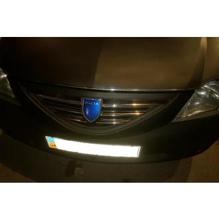 Stainless Steel Grille Covers Renault Logan I 2005-2008 photo 3