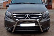 Mercedes Vito/V-class W447 2014- Bull Bar WT006 (Stainless Steel) photo 4