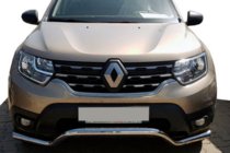 Renault Duster 2018-2024 Front Bar WT008 (Stainless Steel) photo 1