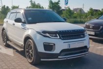 Range Rover Evoque 2012-2018 Front bumper guard ST014-1 (stainless steel) photo 2