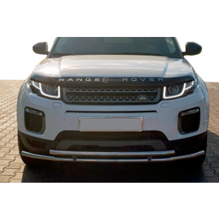 Front bumper guard ST014-1 (stainless steel) Range Rover Evoque 2012-2018 photo 1