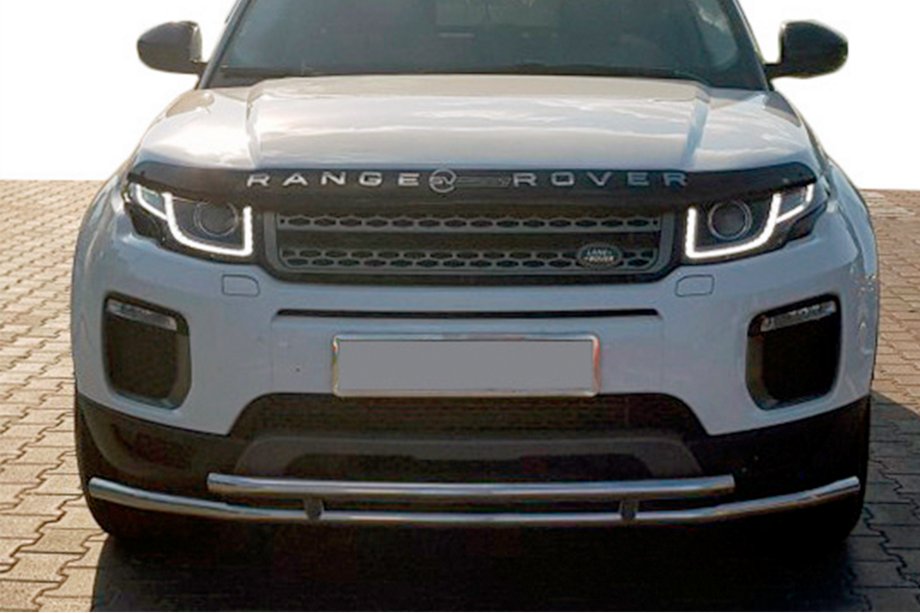 Range Rover Evoque 2012-2018 Front bumper guard ST014-1 (stainless steel) Image