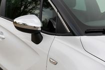 Citroen DS-9 2020- Mirror Covers (2 pcs, Stainless Steel) photo 6